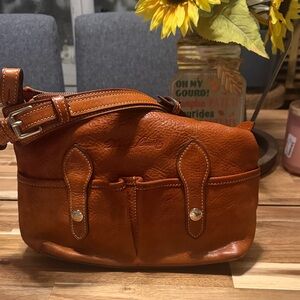 Dooney & Bourke Burnt Orange Leather Satchel